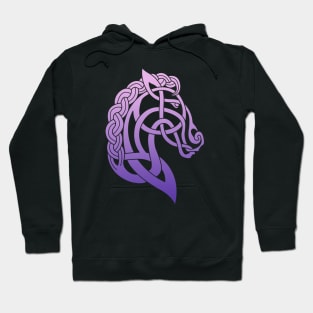 Celtic Horse Pink & Purple Blend Hoodie